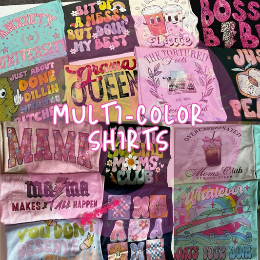 2 for $32 Multi-Color Print Shirts | GILDAN HEAVY COTTON