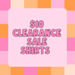$10 CLEARANCE SHIRTS (selected shirts)