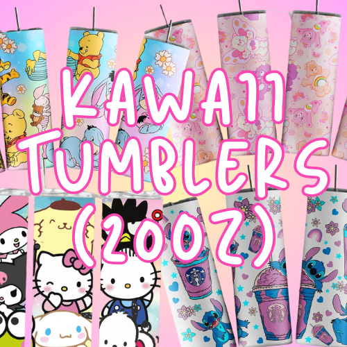 Kawaii Tumbler Designs (20oz)