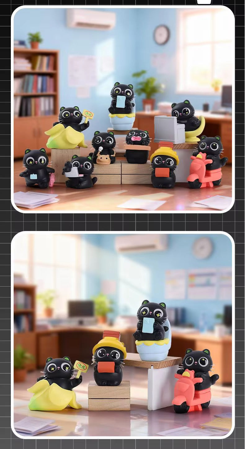 Office Cat Life Figure