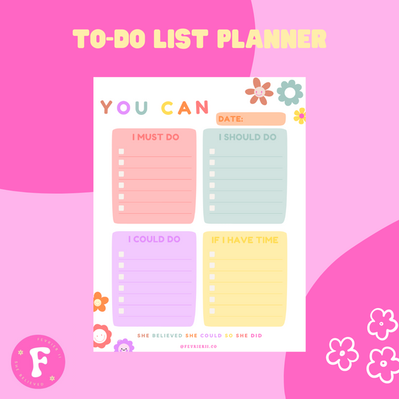 To-Do List Planner Notepad